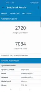 Realme 8 5G Benchmark