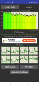 Realme 8 CPU Stresstest