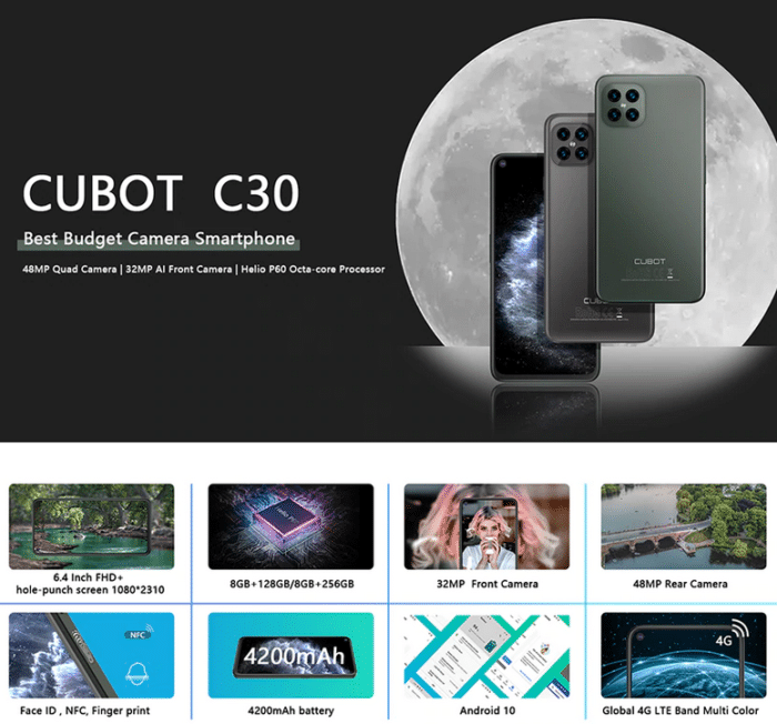 2021 06 08 14 20 15 Cubot C30 48MP Vierfach Kamera Quad AI Kamera 8GB  256GB 32MP Selfie android sm