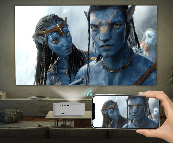 XIAOMI Wanbo X1 Beamer Kabellose Bildübertragung