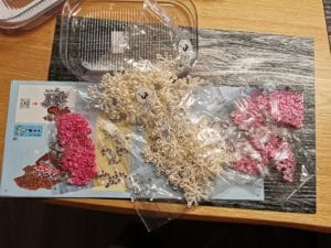 Kirschblüten-Klemmbaustein-Set Schritt 3 Die Blüten