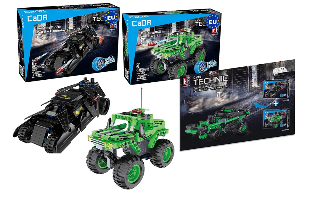 CaDA 3-in-1 Supersport Endzeitwagen beide Versionen und Kartons
