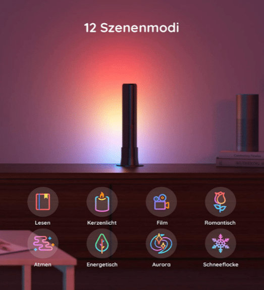 Govee Smart LED Lightbar 12 Szenenmodi