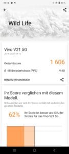 vivo V21 Test Performance screenshoots
