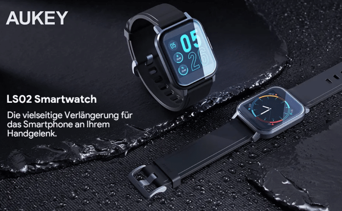 Aukey Smartwatch  LS02 Armband und Design