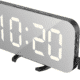 Digitaler Wecker ab 14,44€ – extrem dünn und als Spiegel nutzbar (LED, USB, Spiegel, dimmbar, Snooze)