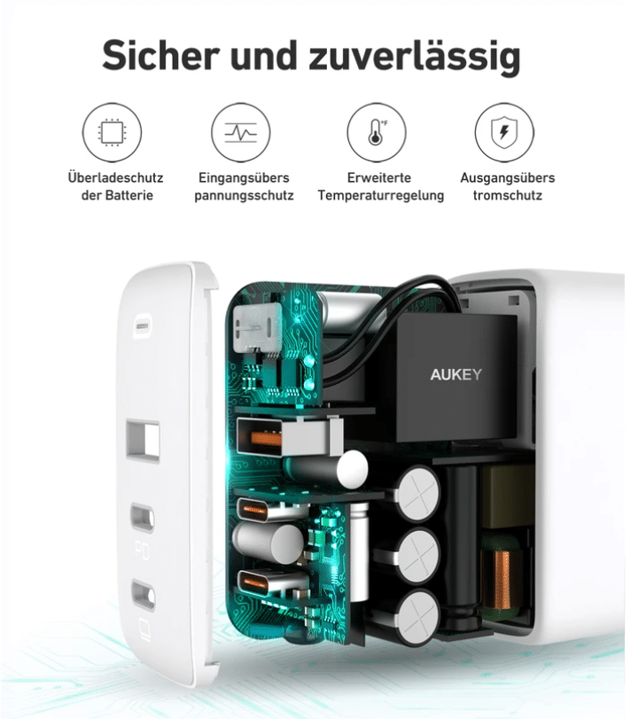 AUkey Omnia Mix 3 Aufbau und Sicherungen