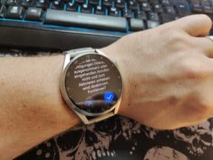 Huawei Watch 3 Pro nicht stören Menü