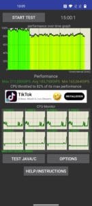 OnePlus Nord 2 Test CPU Screenshots Stress Test