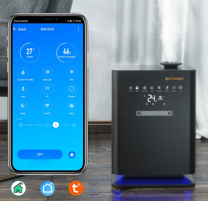 BlitzWolf Luftbefeuchter BW-SH5 App