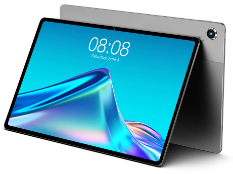 Teclast T40 Plus Frontansicht und Teil der Rückseite