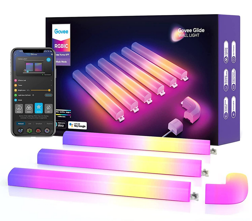Govee Glide Wall Light Modulare Leuchtröhren mit App Steuerung