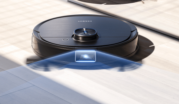 ECOVACS DEEBOT T9 Vorderseite und 3D Hinderniserkennung