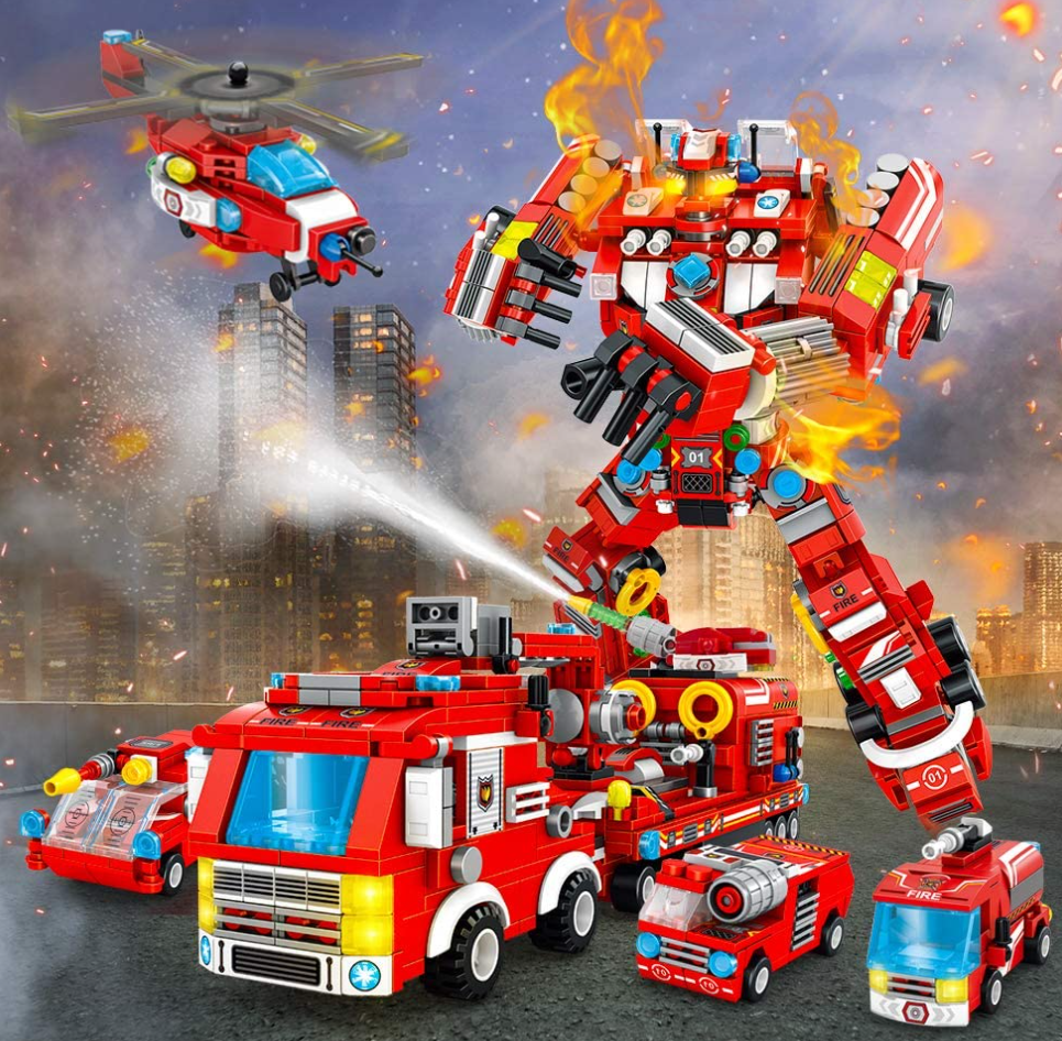 VATOS City Roboter Bausteine Produktbild