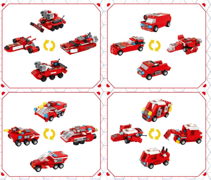  VATOS City Roboter Bausteine 16 Modelle