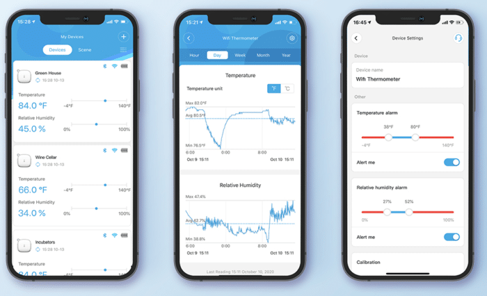 Govee WLAN Thermometer Hygrometer Innen App