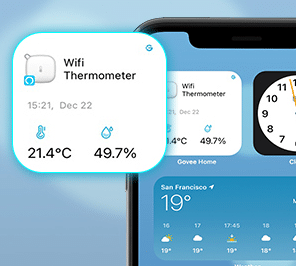 Govee WLAN Thermometer Widget Funktion