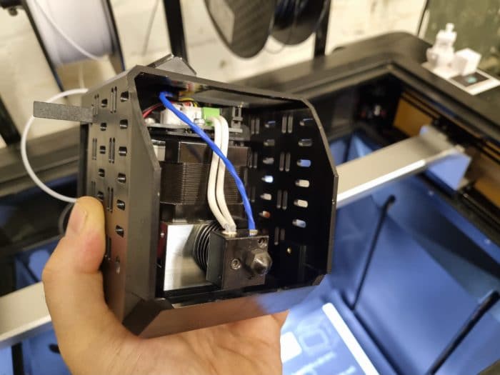 QIDI I-Fast 3D Drucker Sinlge Extruder Unterseite ohne Lüfter