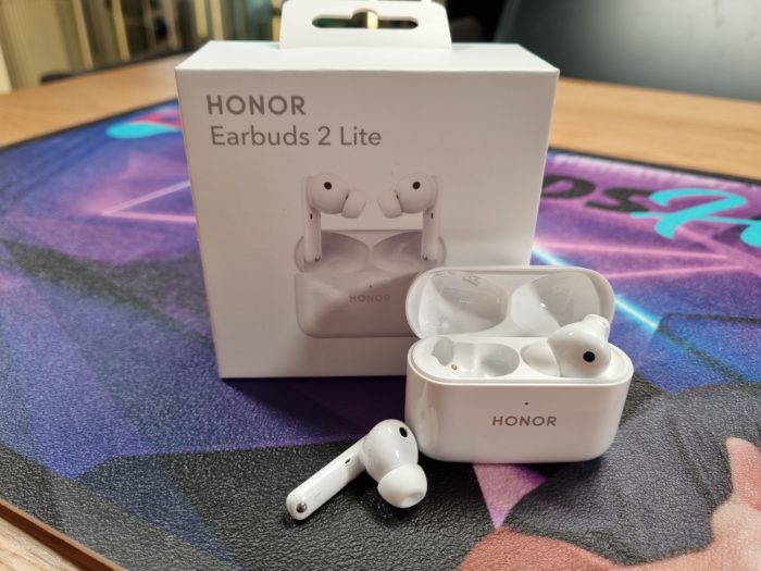 Honor Earbuds 2 Lite Ladecase und Verpackung