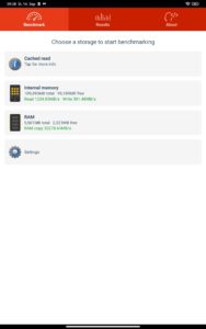 Xiaomi Mi PAd 5 Test Screenshots Lese- & Schreibraten