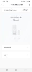 Switchbot Contact Sensor Screenshot App