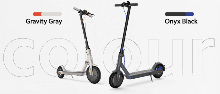 Xiaomi Mi Scooter 3, zwei Farben, Gravity Gray oder Onyx Black