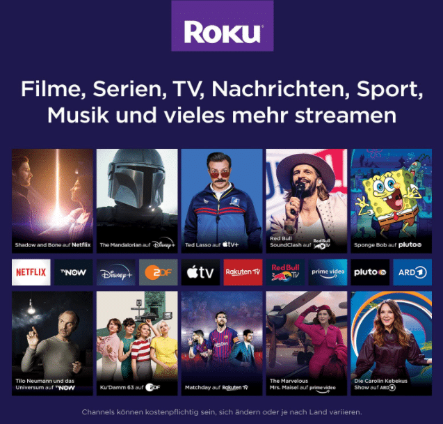 Roku Express HD/4K Alle großen Streamingdienste in einen System