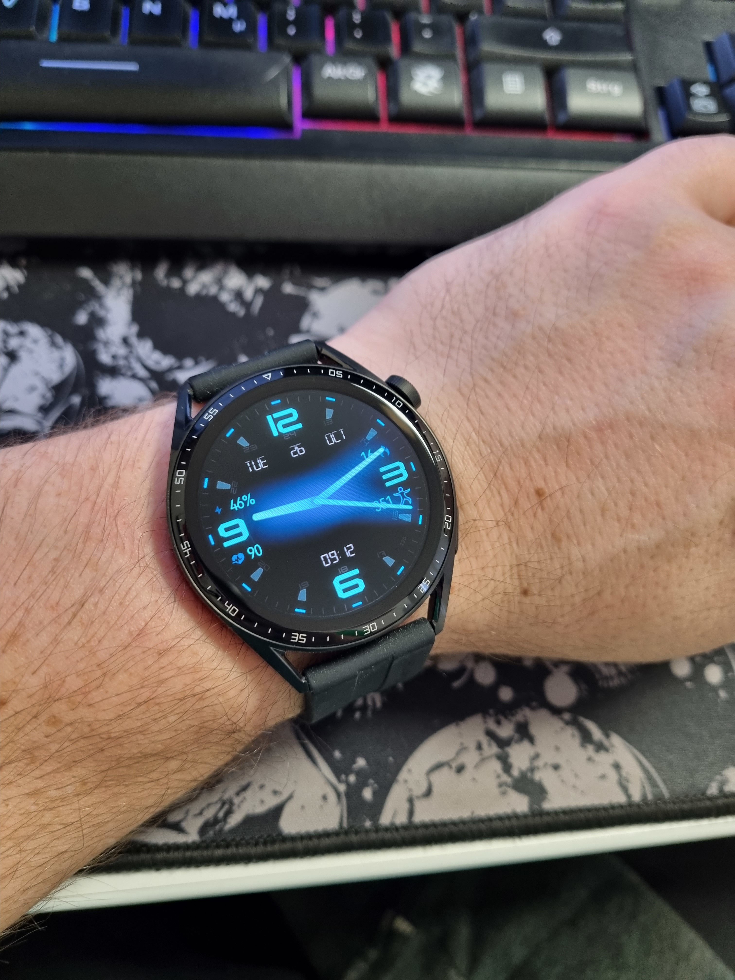Huawei Watch 3 GT Draufsicht Display