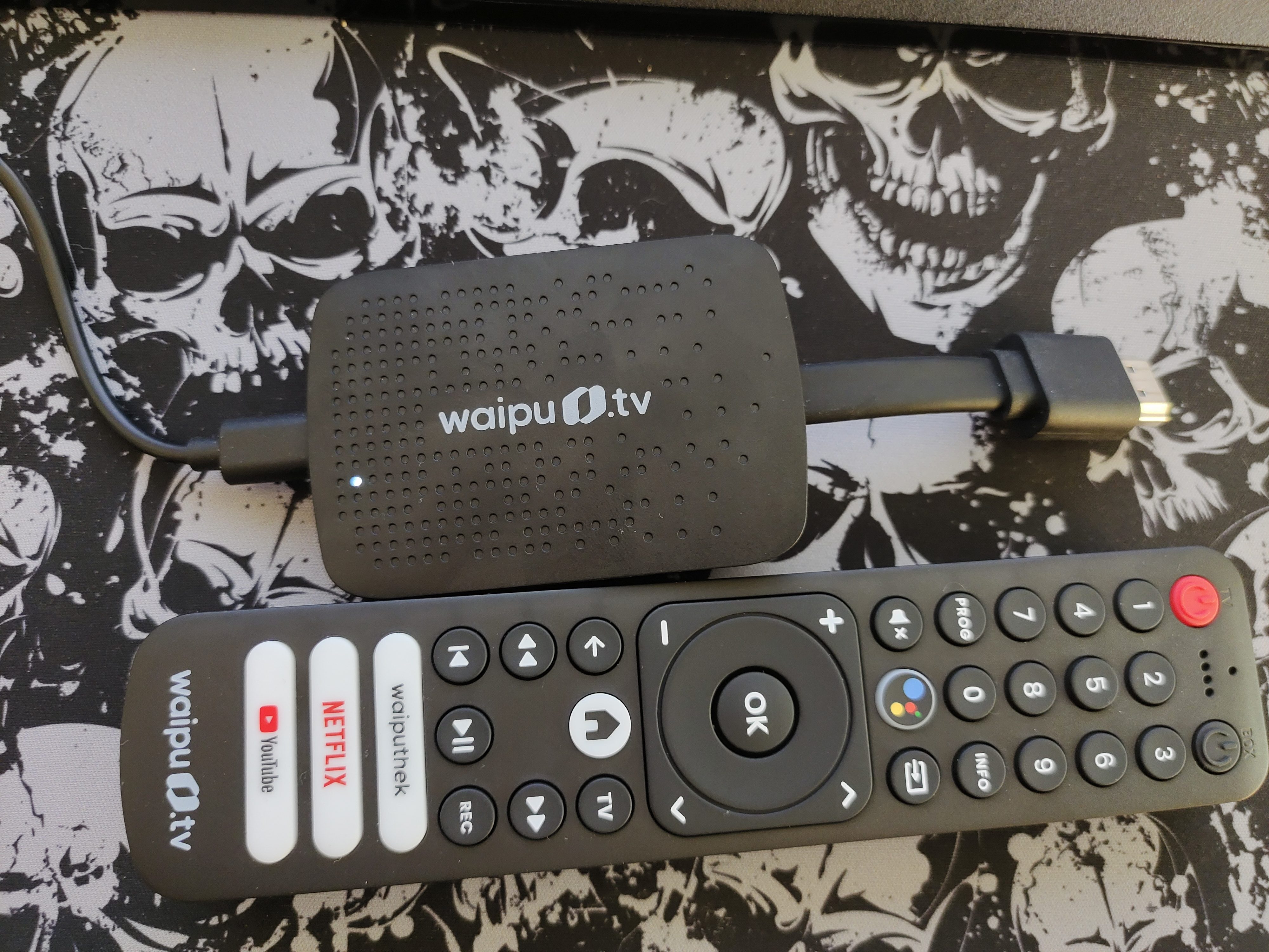 Waipu.Tv 4k stick Fernbedienung und 4K Stick