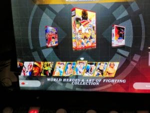 SNK MVSX Arcade Automat Spiele Auswahl im System 