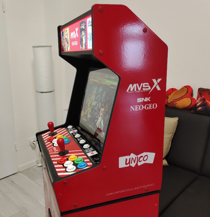 SNK MVSX Arcade Automat Seitliche Ansicht