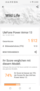 Ulefone Power Armor 13  Screenshots Benchmark