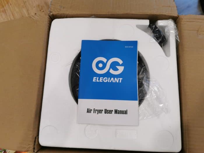ELEGIANT EGH-AF400 Digitale Heißluftfritteuse eingepackt