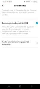 Anker Soundcore Liberty 3 Pro Screenshots aus der Soundcore App