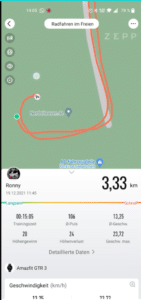 Amazfit GTR 3 Test GPS Tracking