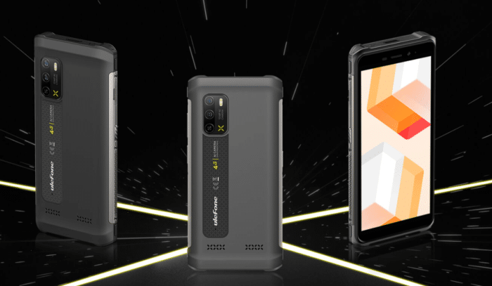 Ulefone Armor X10 Outdoor Handy Front & Rückseite