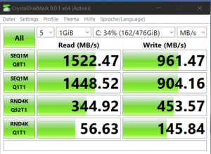 ASUS ZenBook 13 OLED UX325EA Test Performance NVMe