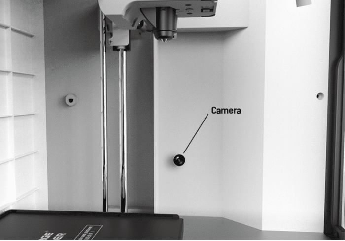 Flashforge Adventurer 3 integrierte Kamera