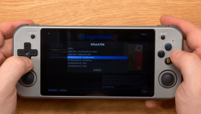 Anbernic RG552 N64 Emulation