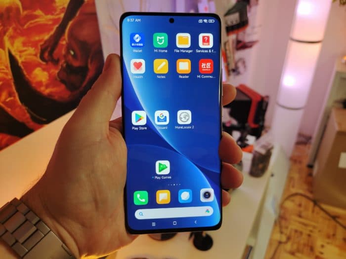 Xiaomi 12 Pro Test Frontseite