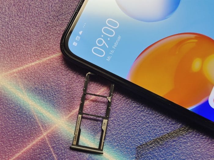 Xiaomi Redmi Note  11 Simkarten Slot und Erweiterungsmöglichkeit