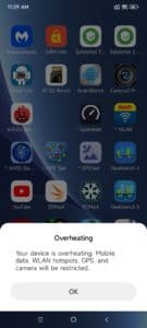 Xiaomi 12 Pro Screenshoot Überhitzung