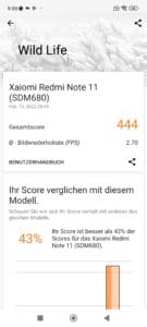 Xiaomi Redmi Note  11 Screenshot PCmark