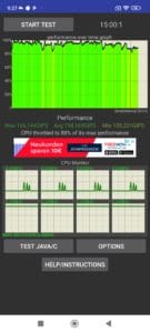 Xiaomi Redmi Note  11 Screenshot CPU Stress Test