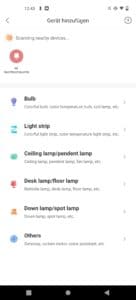 Xiaomi Mijia Nachttischlampe 2 App Gerät hinzufügen