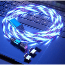 2 in 1 LED Magnetisches Ladekabel