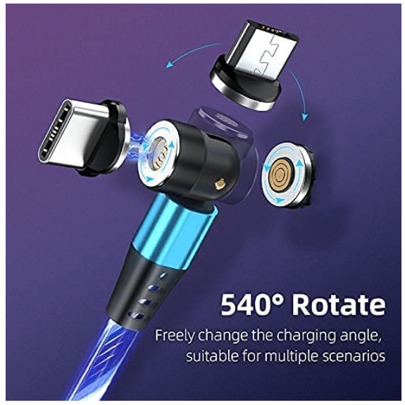 2 in 1 LED Magnetisches Ladekabel