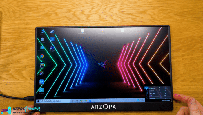 ARZOPA Tragbarer Monitor, 4K