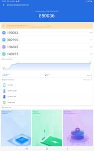 Samsung Galaxy Tab S8 Ultra Screenshots Antutu