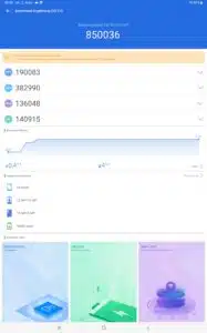 Samsung Galaxy Tab S8 Ultra Screenshots Antutu